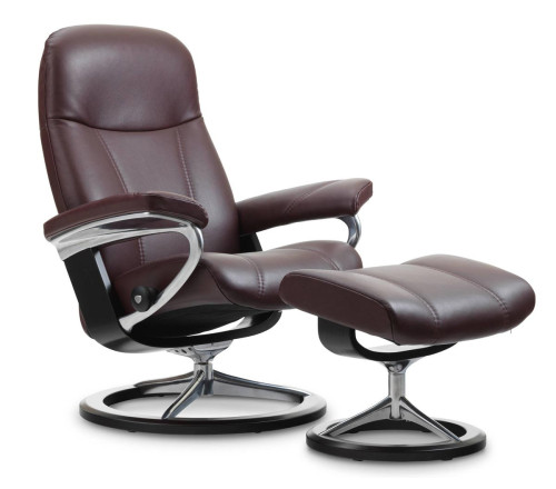 Modern | by Signature Danco $2,495.00 Stressless & Stressless Consul Ottoman from Recliner